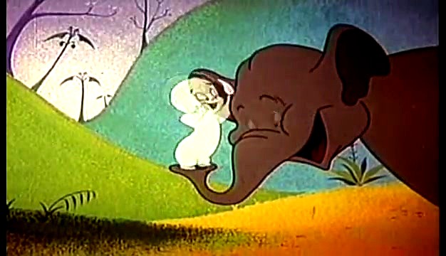 Casper waving at his friend